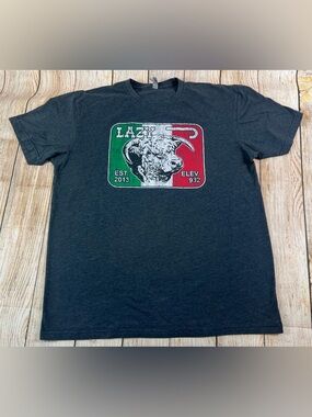 Mens Lazy J Ranch Mexico Elevation Graphic T Shirt Cowboy Western Size XL